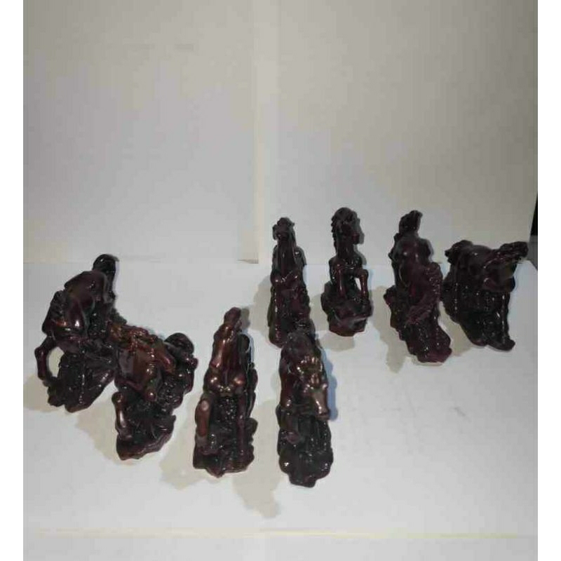 Pajangan Patung 8 Kuda  hoki / rejeki