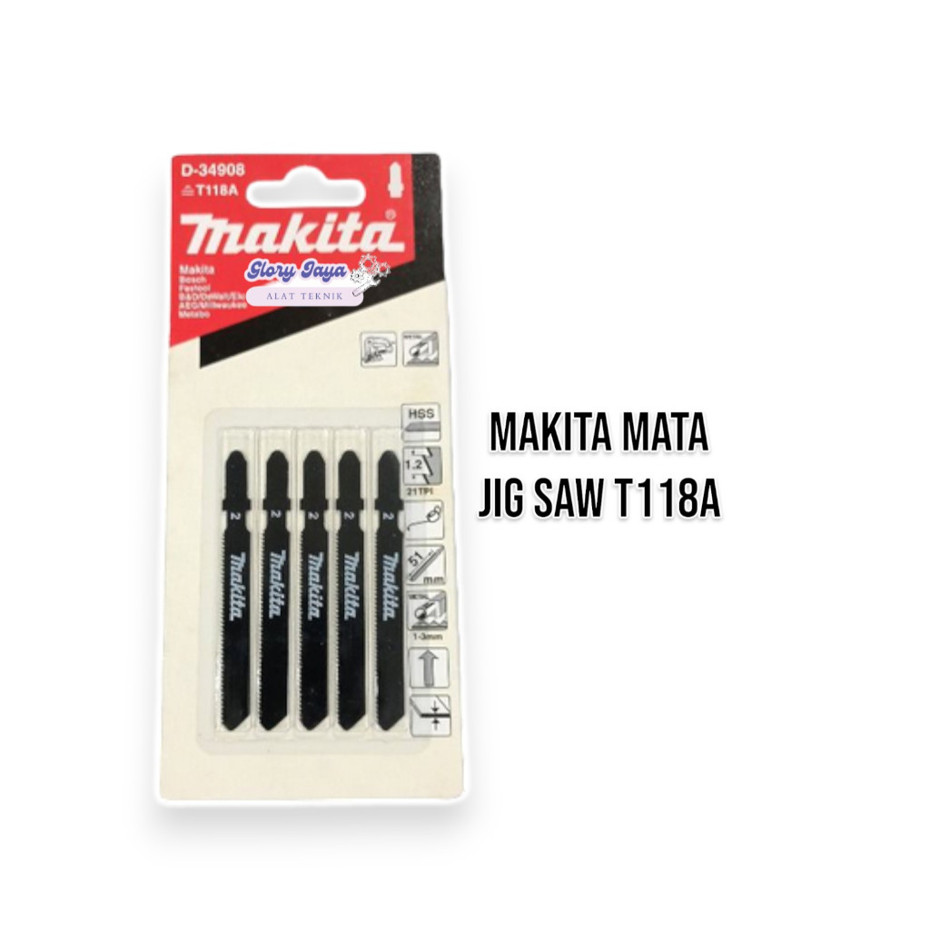 Mata Jigsaw Gergaji Besi / Mata Mesin Jigsaw Makita