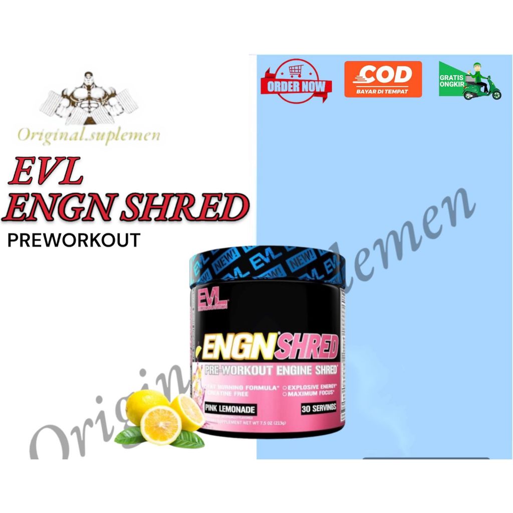 EVL ENGN SHRED PREWORKOUT-PINK LEMONADE-MEDAN