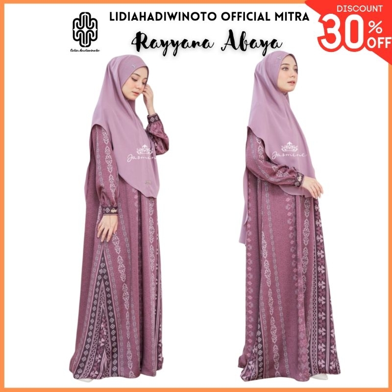 Rayyana Abaya Jasmine by Lidia Hadiwinoto