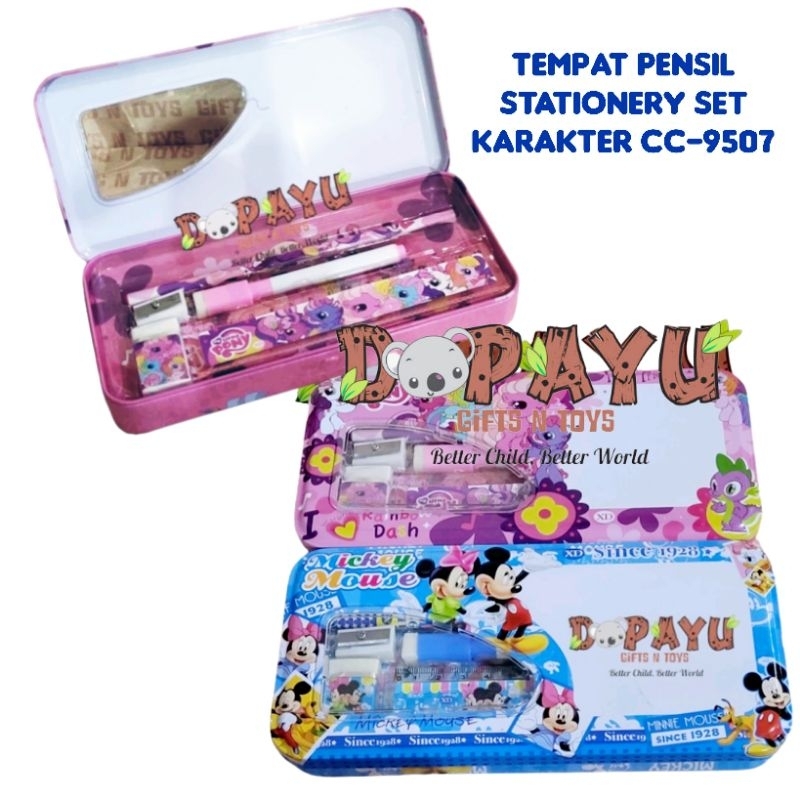 

TEMPAT PENSIL ALAT TULIS STATIONERY SET KARAKTER WHITEBOARD CC9507 CC-9507