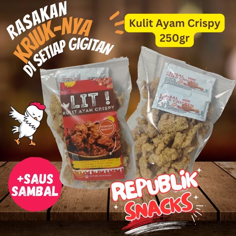 

Kulit Ayam Crispy Original 250gr