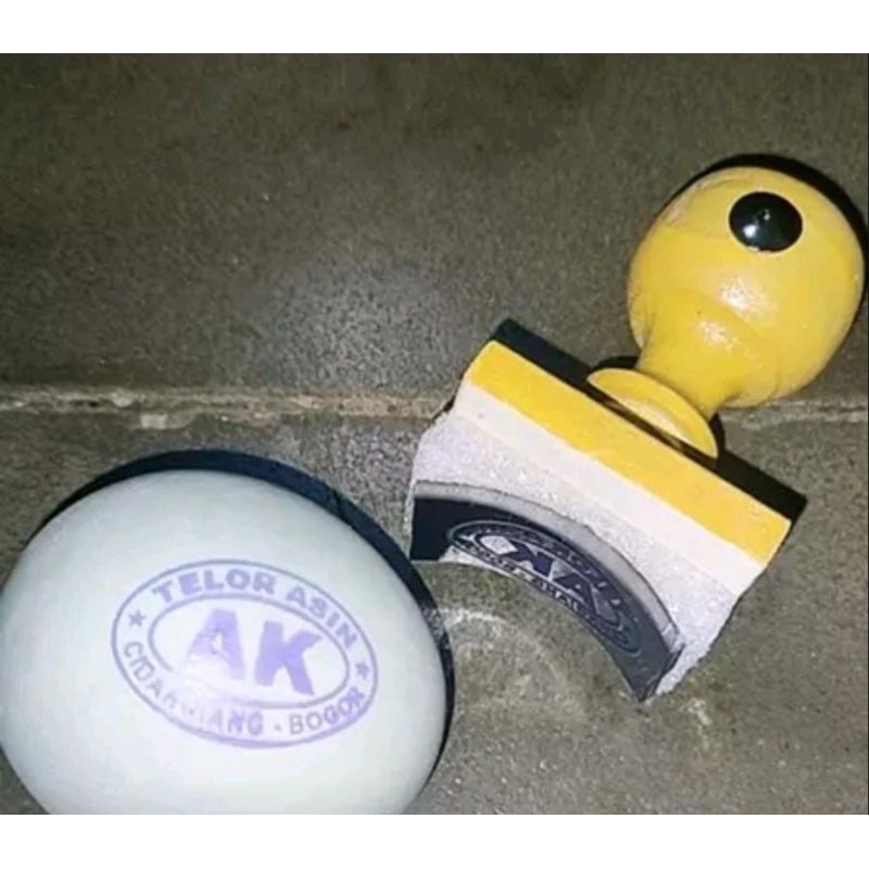 

Stempel Telur Asin Cekung Mudah digunakan I stempel otomatis I stempel custom