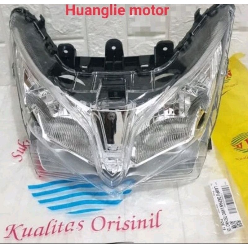 reflektor lampu depan vario 125 old lama merk win