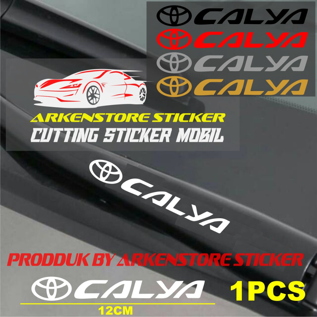 STICKER WIPER TALANG AIR MOBIL CALYA CUTTING STIKER WIPER TALANG AIR MOBIL TOYOTA CALYA