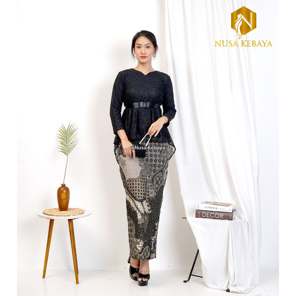 Nusa-Kebaya Setelan Kebaya Aurora / Setelan Kebaya Modern / Kebaya Remaja/Kebaya Pesta/Kebaya Wisuda