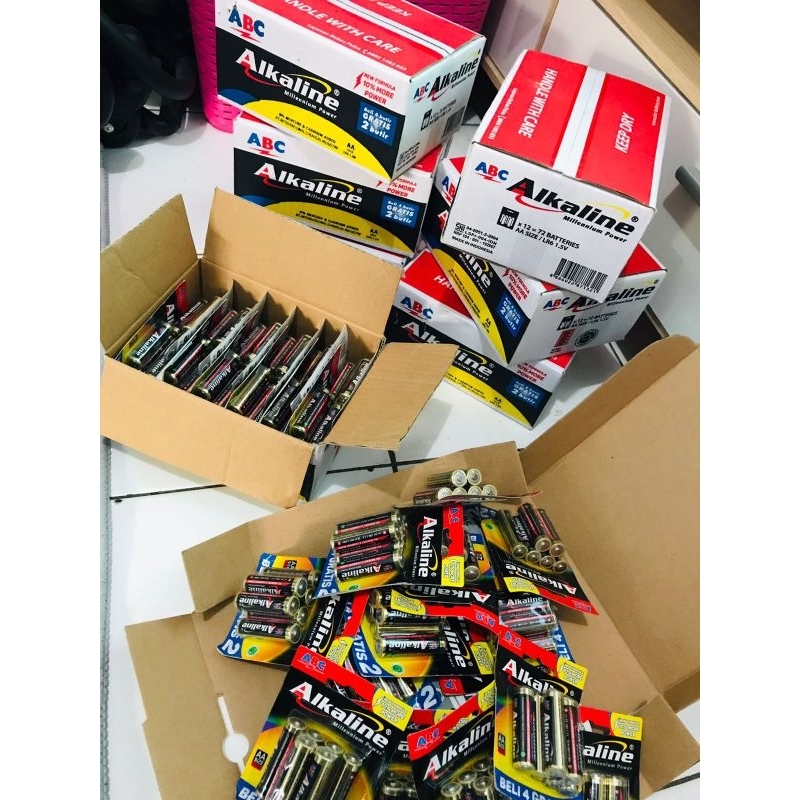 Baterai ABC Alkaline size AA / 1 box isi 12 pax