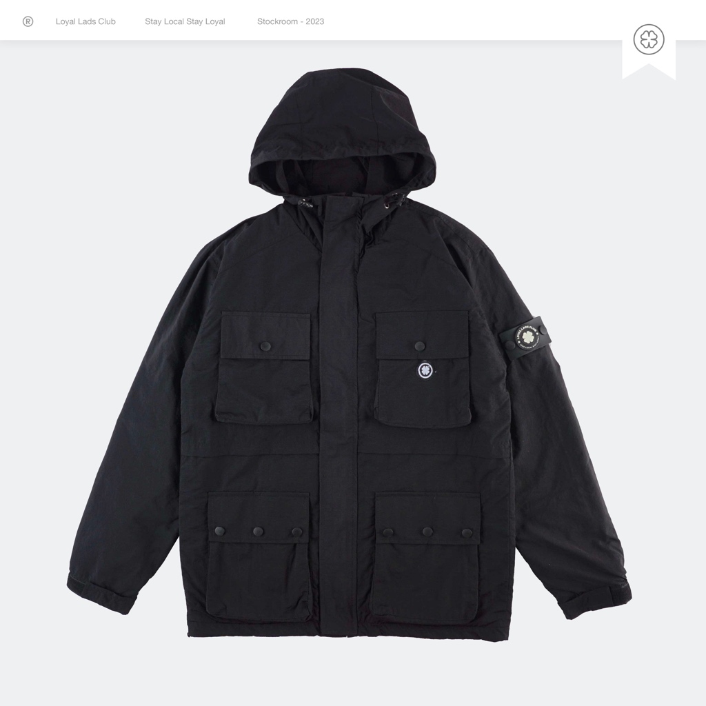 LOYAL LADS CLUB | Parka - Military Black