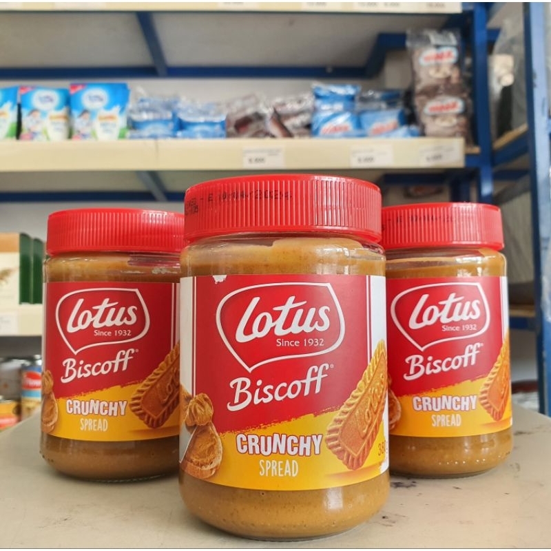 

Lotus Biscoff Spread Crunchy 380Gr / Selai Lotus Crunchy