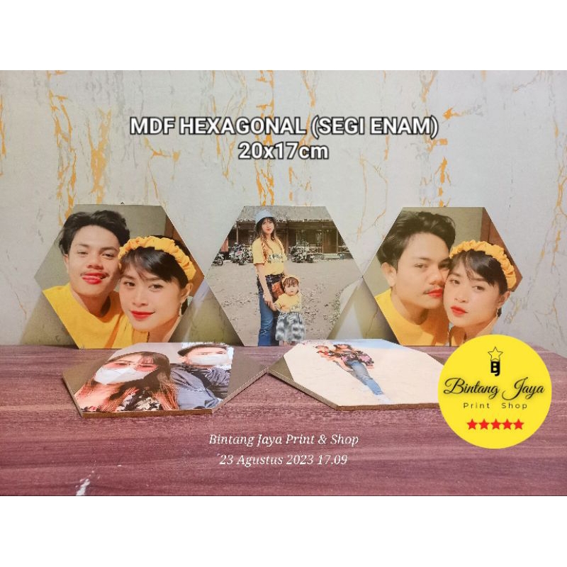 MDF CUSTOM SEGIENAM MDF HEXAGONAL