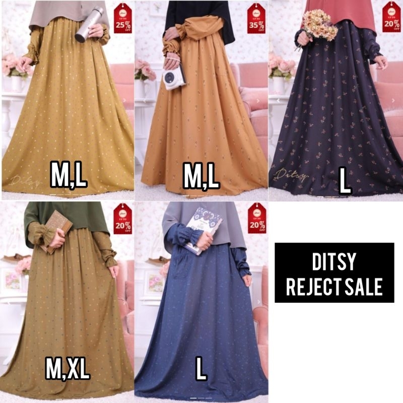 Ditsy Reject Sale Okt 2023, Vello butternut, flossie mustard,  epione black, evra olive, verna deepb