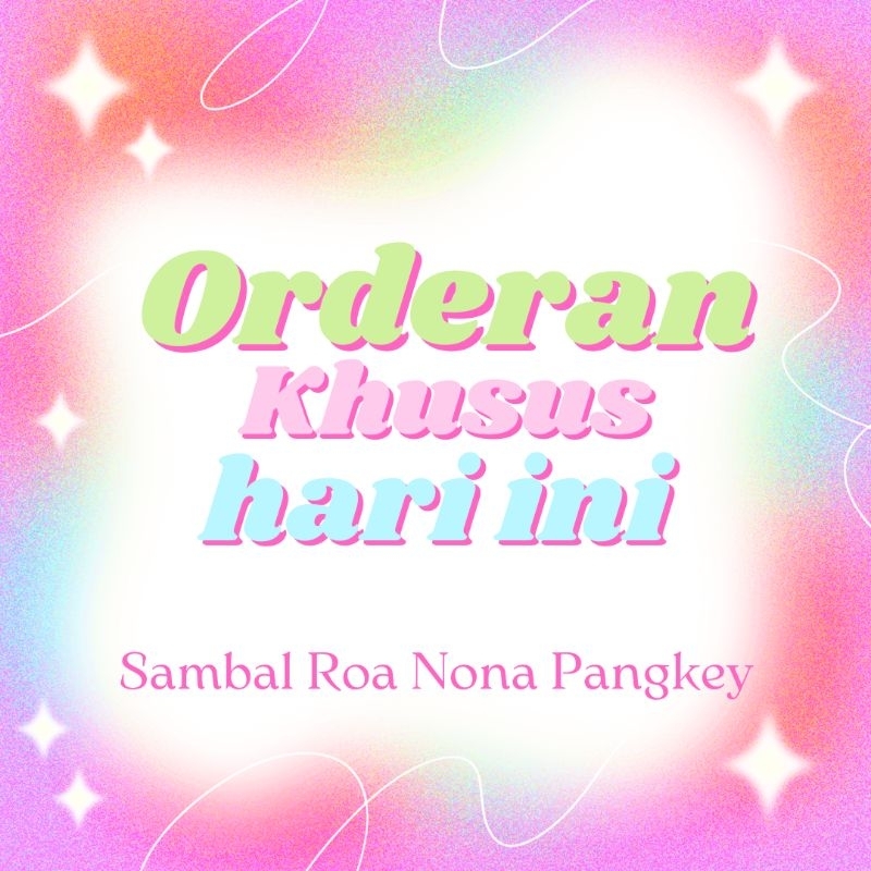 

Orderan Khusus Reseller Sambal Roa Nona Pangkey