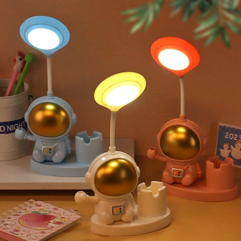 Lampu Belajar/Lampu Meja/Lampu Baca Portable Dengan Serutan dan Tempat Pensil