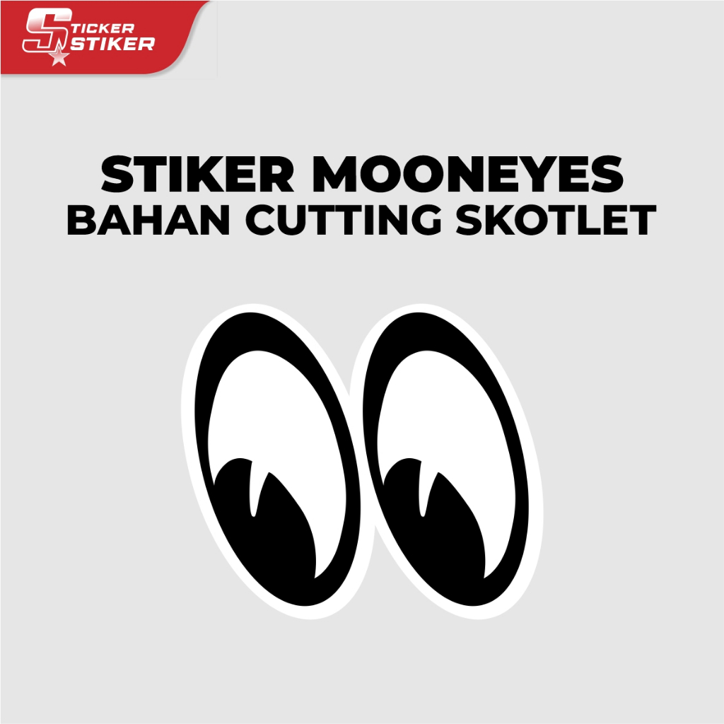 Stiker Cutting Mooneyes Skotlet Nyala & hologram