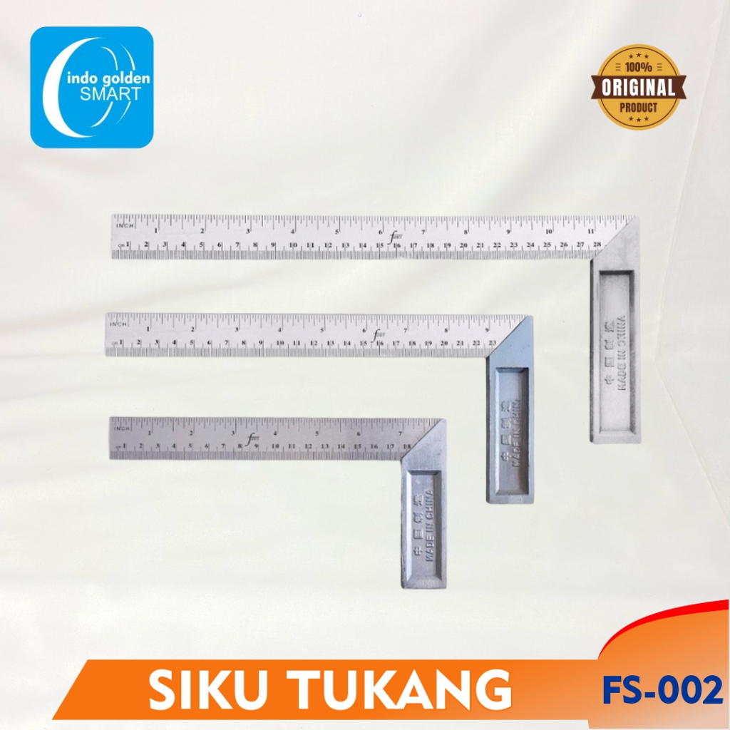 

Siku Tukang Penggaris Siku Tukang 12 Inch 10 Inch 8 Inch FAWI FS-002