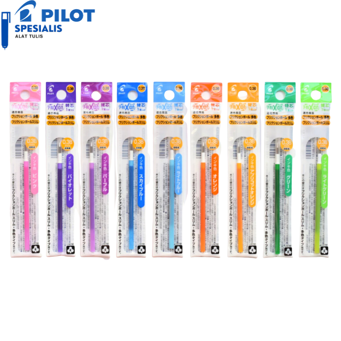 

Refill Pulpen Pilot Frixion Ball Slim 0.38 mm Erasable Ink Tinta Yang Dapat Dihapus Bisa Untuk Frixion 3 in 1 or 4 in 1