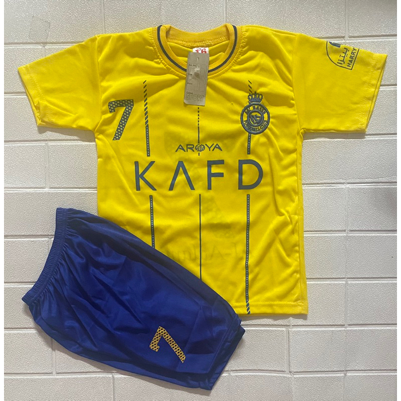 Setelan bola al nassr geratis sablon nama anaknya