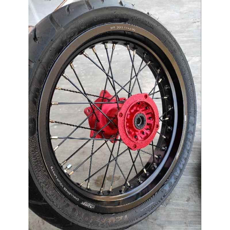 Wheel set Supermoto velg Scarlet CRF 150