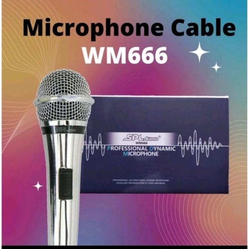 Mic Carol/SPL Audio WM666 Mikrofon mic kabel SPL WM-666