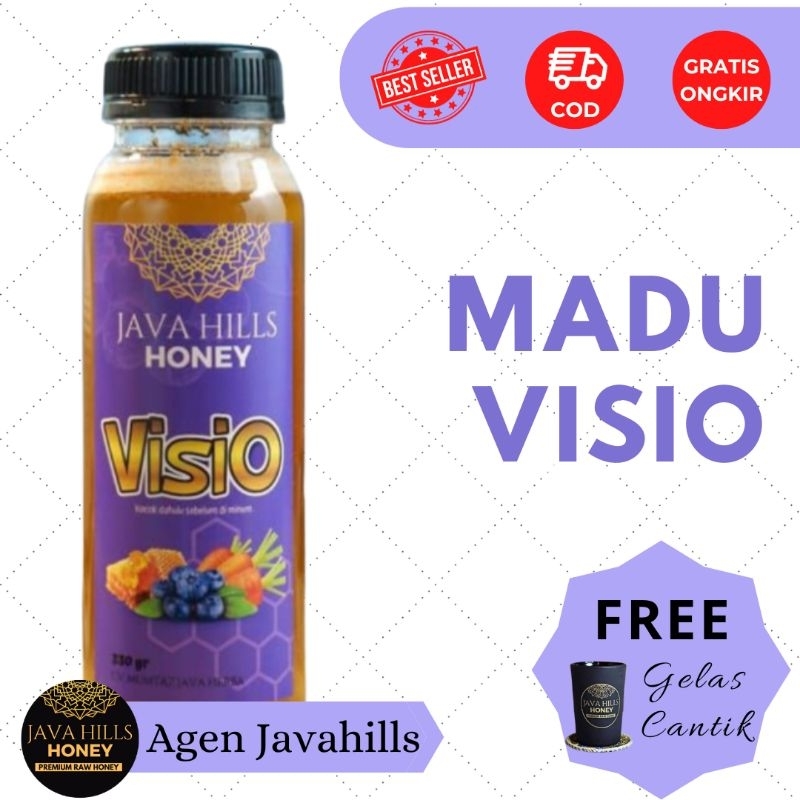 

Madu Visio 320gram Javahills Honey/ Madu mata
