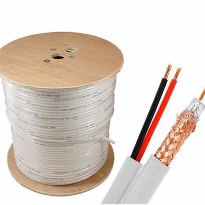 KABEL RG59 POWER 300 METER CCTV RG-59 1 ROLL