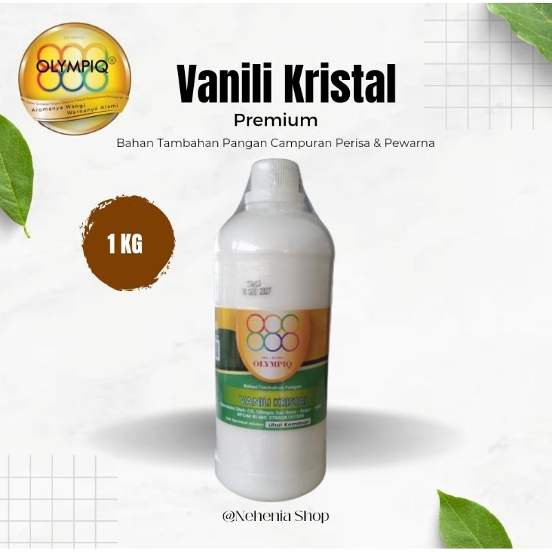 

Vanili kristal 1 kg Olympiq label hijau