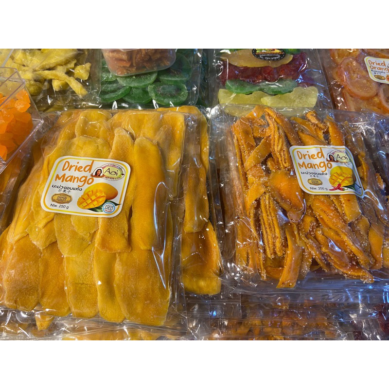 

AOI Dried Mango Original & Spicy Manisan Mangga Bangkok Thailand Ready Stock