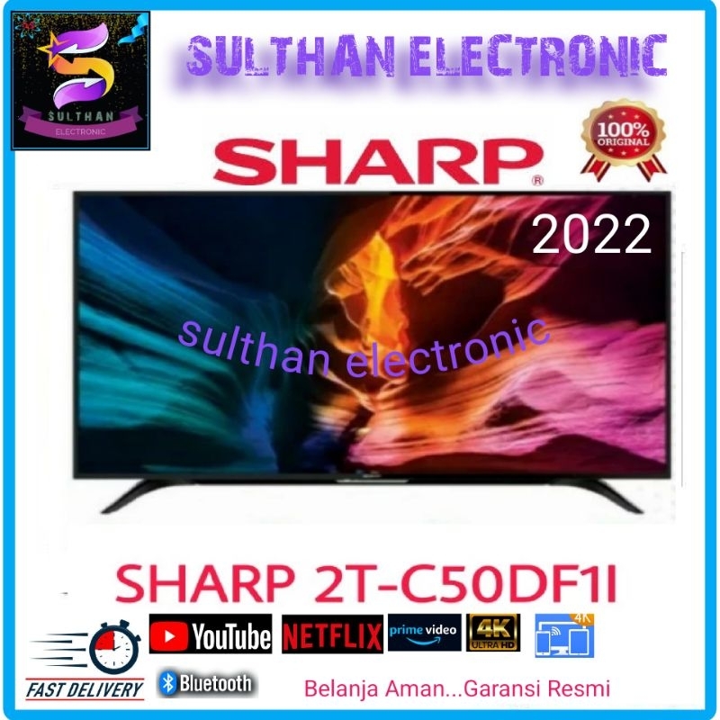 SHARP LED 50DF1i FHD TV 50 INCH | SMART TV 50 NEW MODEL 2022