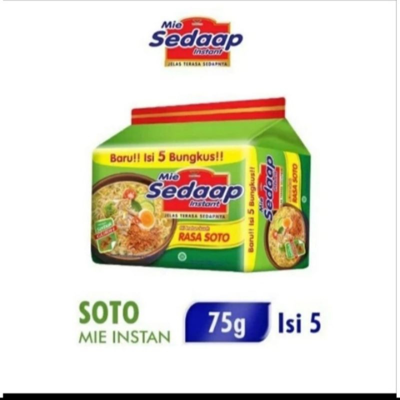 

mie sedaap soto isi 5 x 2 pcs