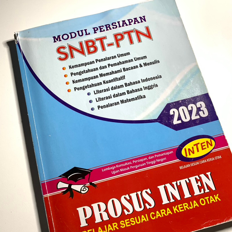 preloved buku modul inten intensif snbt utbk 2023