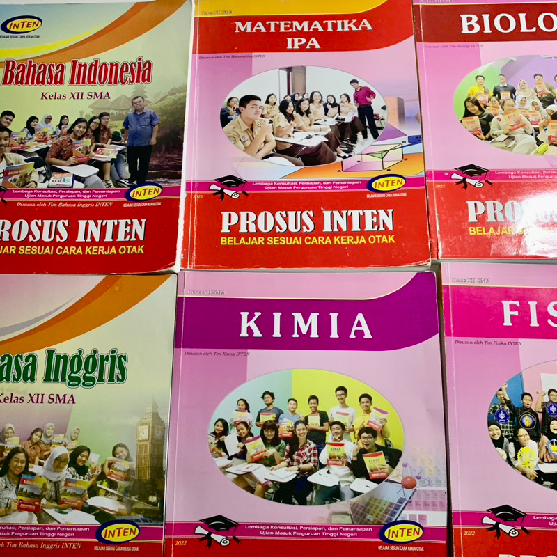 preloved buku modul TKA saintek matematika ipa biologi kimia fisika bahasa indonesia inggris inten k