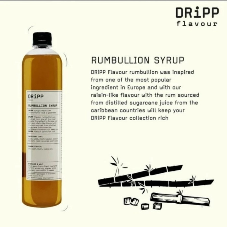 

DRiPP Rumbullion Syrup - Sirup Rasa Rumbullion 760 ml