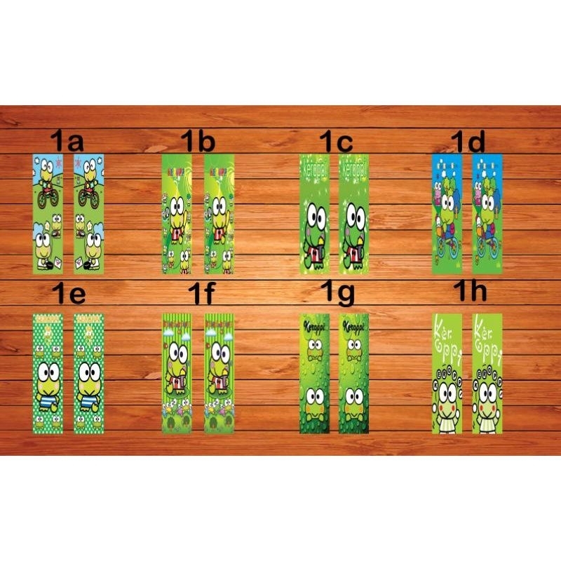 Stiker kaca ukuran 35x150 motif KARTUN Keroppi