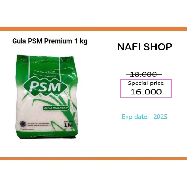 

Gula PSM Premium 1 kg