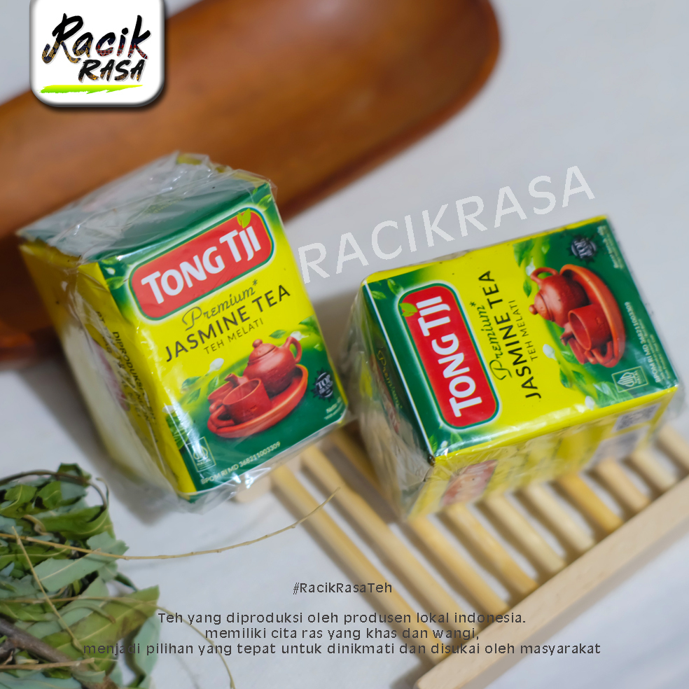 

RACIK RASA |[ ECERAN ] TEH TONG TJI PREMIUM JASMINE TEA 40 GRAM TUBRUK TEH WANGI MELATI HARUM BUBUK TEH TRADISIONAL SOLO SLAWI PEKALONGAN JAWA