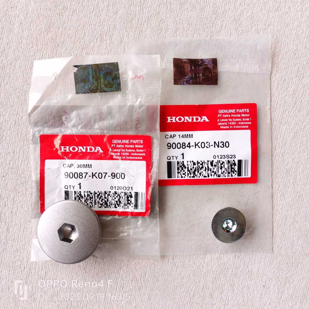 Baut-Tutup Magnit-Magnet Kunci-L GL100-GL125 GL Max-Pro Tiger Ori AHM