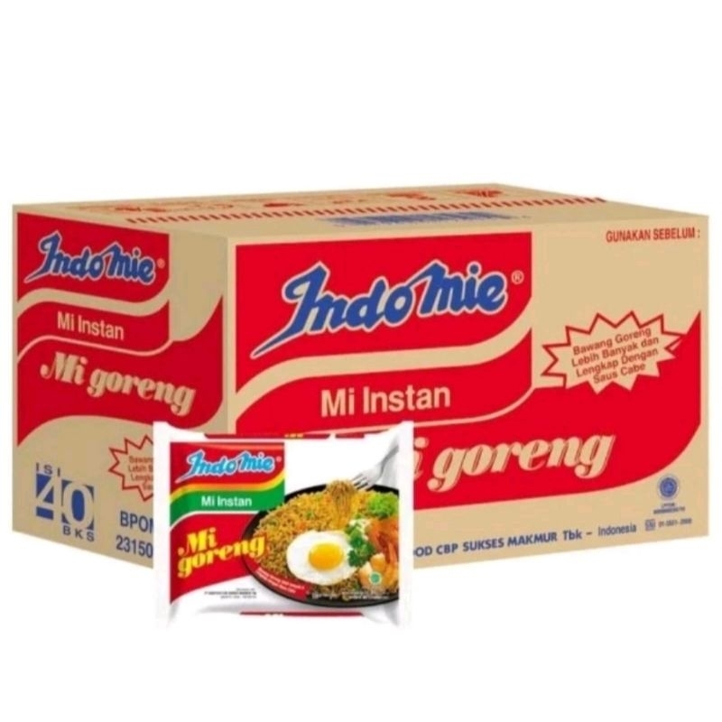 

Indomie Goreng 1 Dus / Karton isi 40 pcs