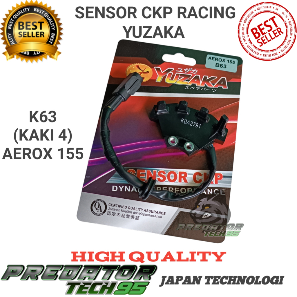 SENSOR CKP RACING YUZAKA YAMAHA K63 KAKI 4 AEROX 155 HIGH QUALITY