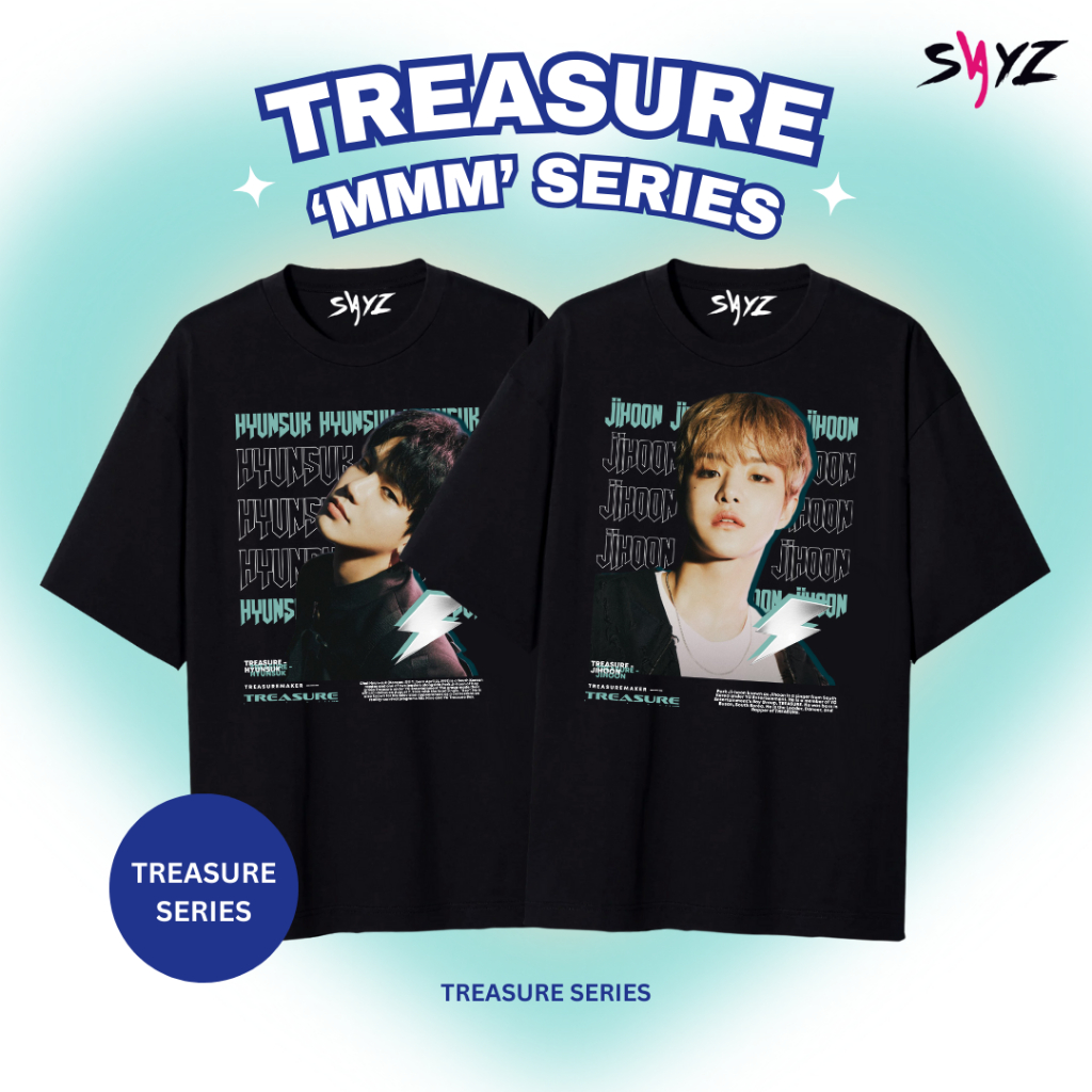 Tshirt Treasure 'MMM' Album Ver | Treasure Series | Junghwan Haruto Jihoon Hyunsuk Junkyu Asahi Yosh