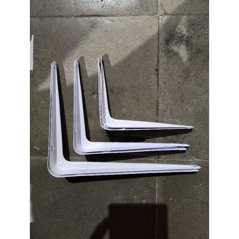 (HARGA UNTUK 1bj SIKU) SIKU RAK DINDING BESI BUKU L BRACKET AMBALAN PENYIMPANAN GANTUNG DINDING