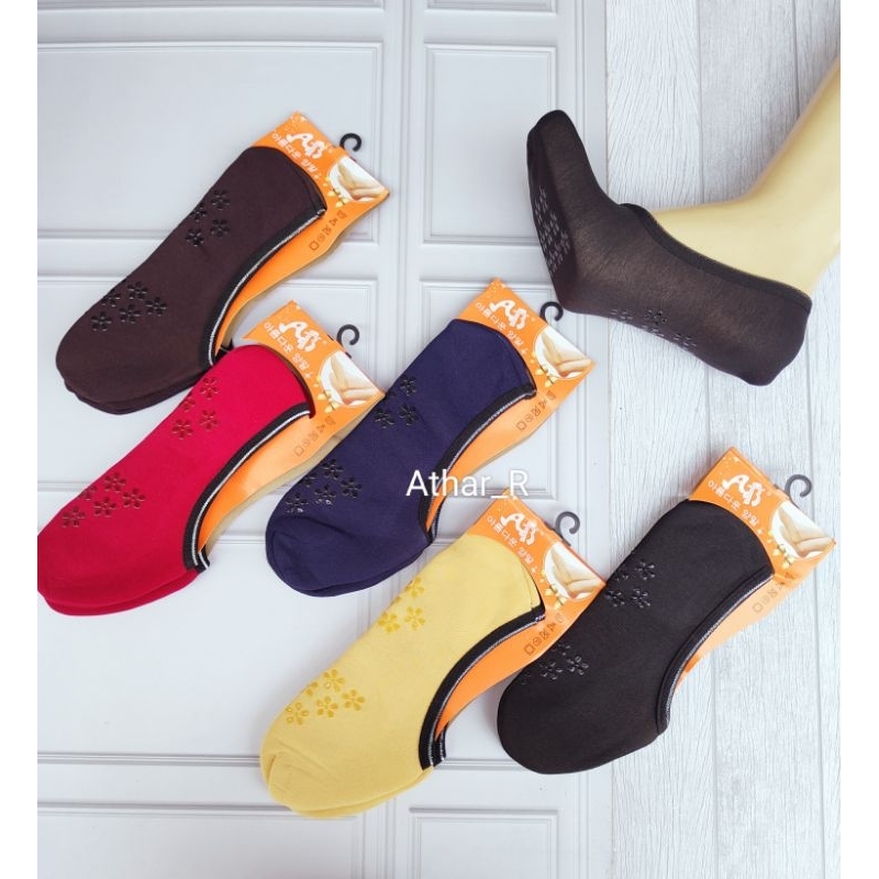 kaos kaki wanita balet tawaf polos anti slip tebal kaos kaki tawaf umroh haji