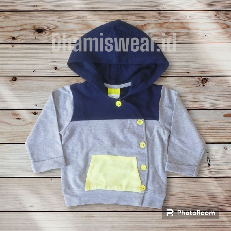 Jacket Anak Eyka Baby Navy Abu