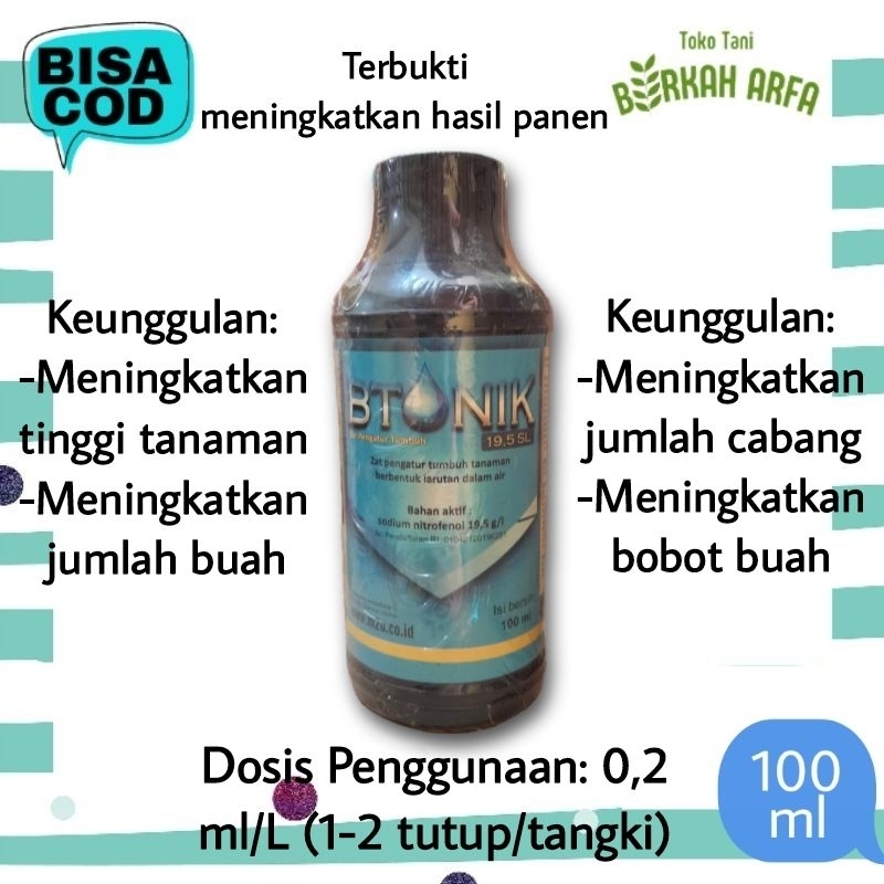ZPT BTONIK 100 ml Penambah Bobot Buah Cabe