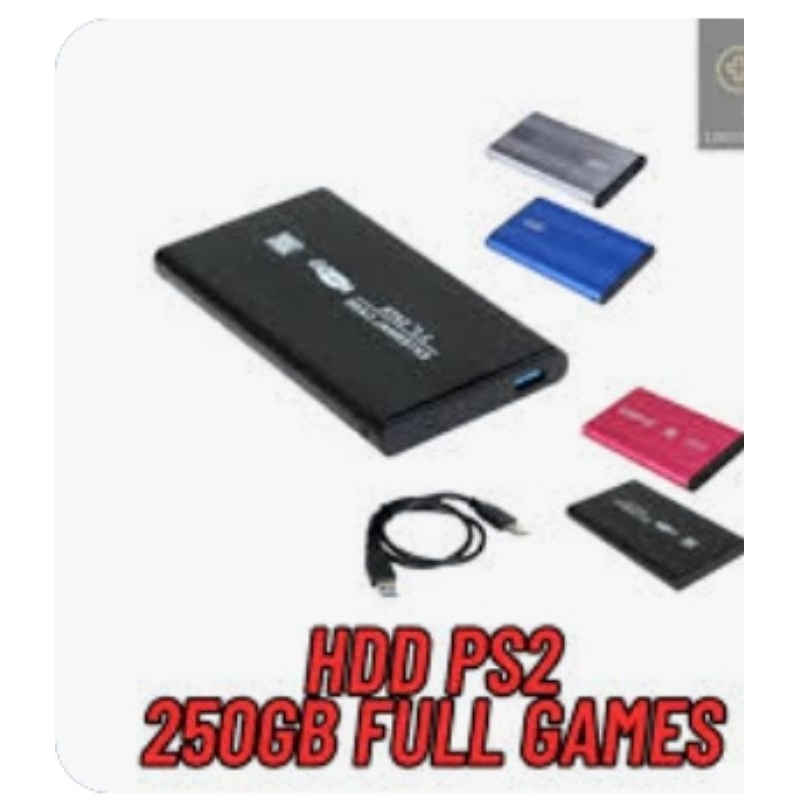 hardisk eksternal 250gb  PS2 full game