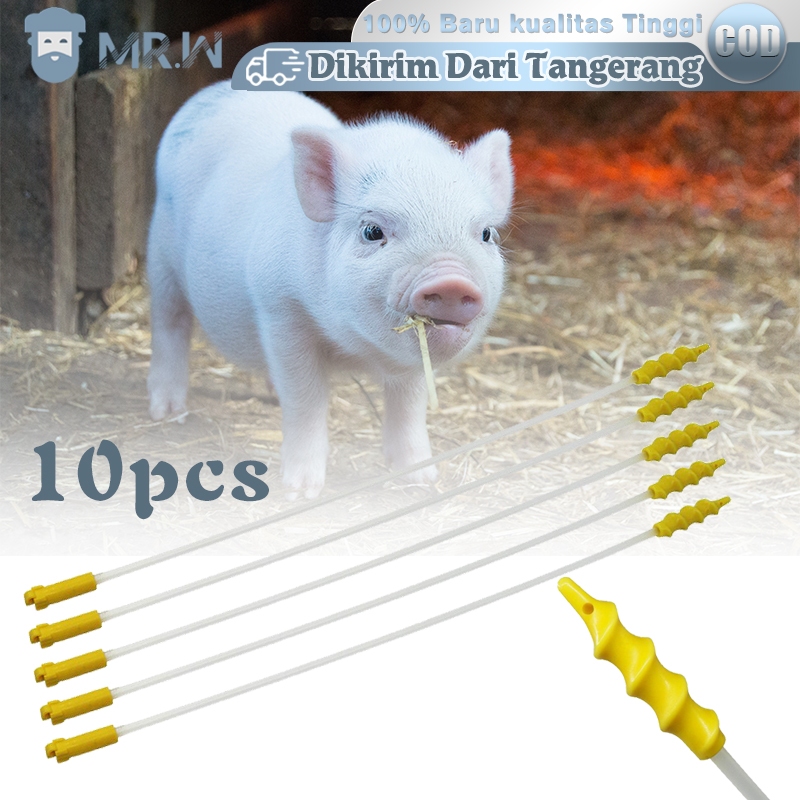 10pcs Kateter Babi Foam Alat Ib Babi Kateter Babi Spiral Catheter Kateter Inseminasi Buatan Babi Spi