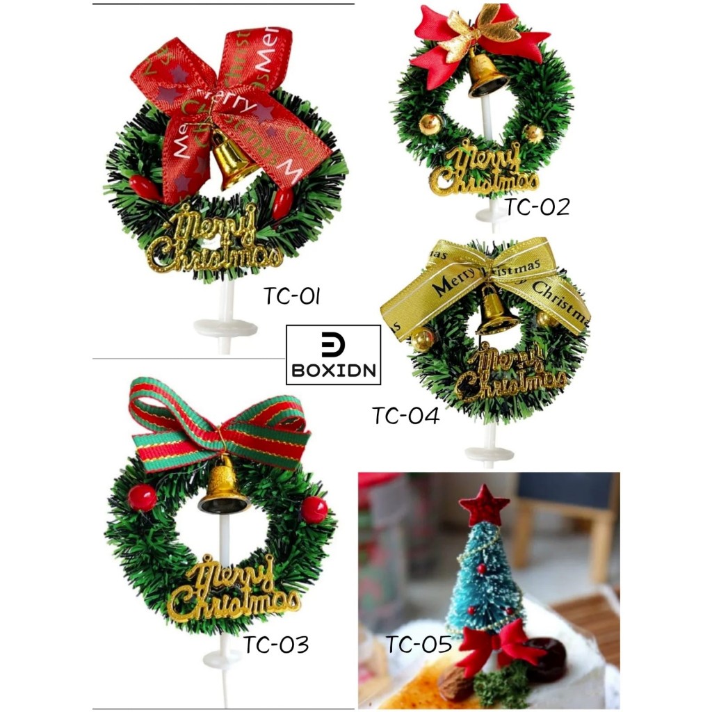

5pcs Topper Natal Lucu Topper Merry Christmas Topper Pohon Natal Topper Hiasan Natal Topper Kue Natal Lucu Topper Mini Natal Topper Plastik Natal Topper Kue Merry Christmas B