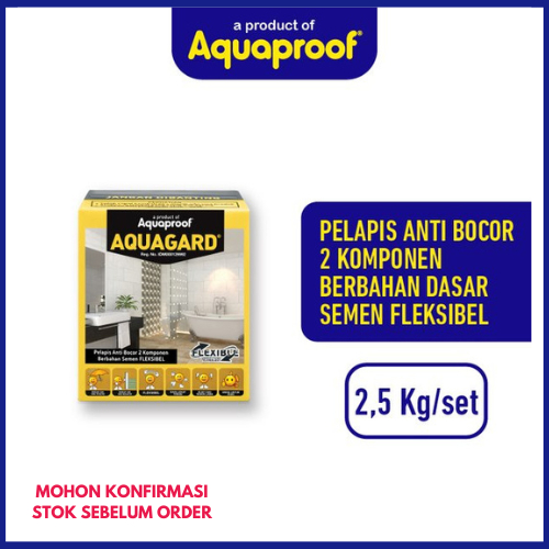AQUAGARD PELAPIS ANTI BOCOR 2,5 KG / SET SEMEN + aquagard