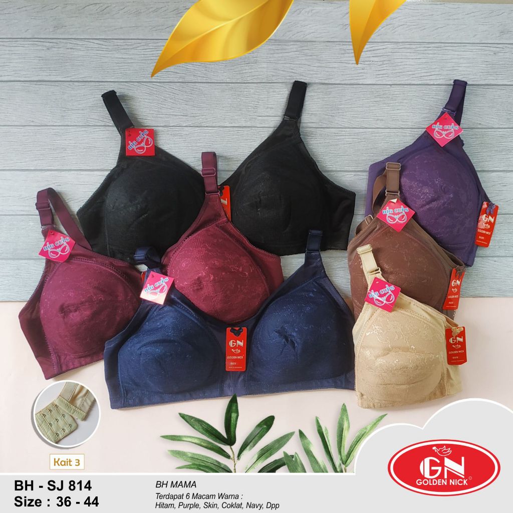 Golden Nick - BH Jumbo Bra Mama FULL CUP Bra BIG CUP Bh Kait 3 BH SJ814