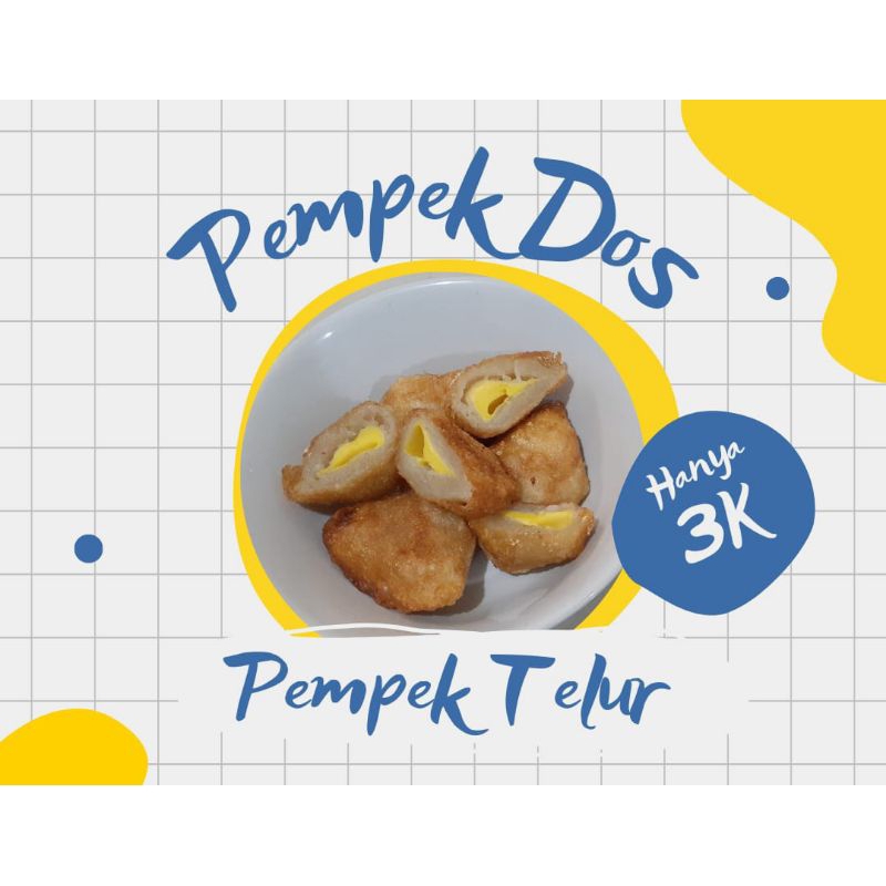 

PEMPEK DOS TELOR ( TANPA IKAN)