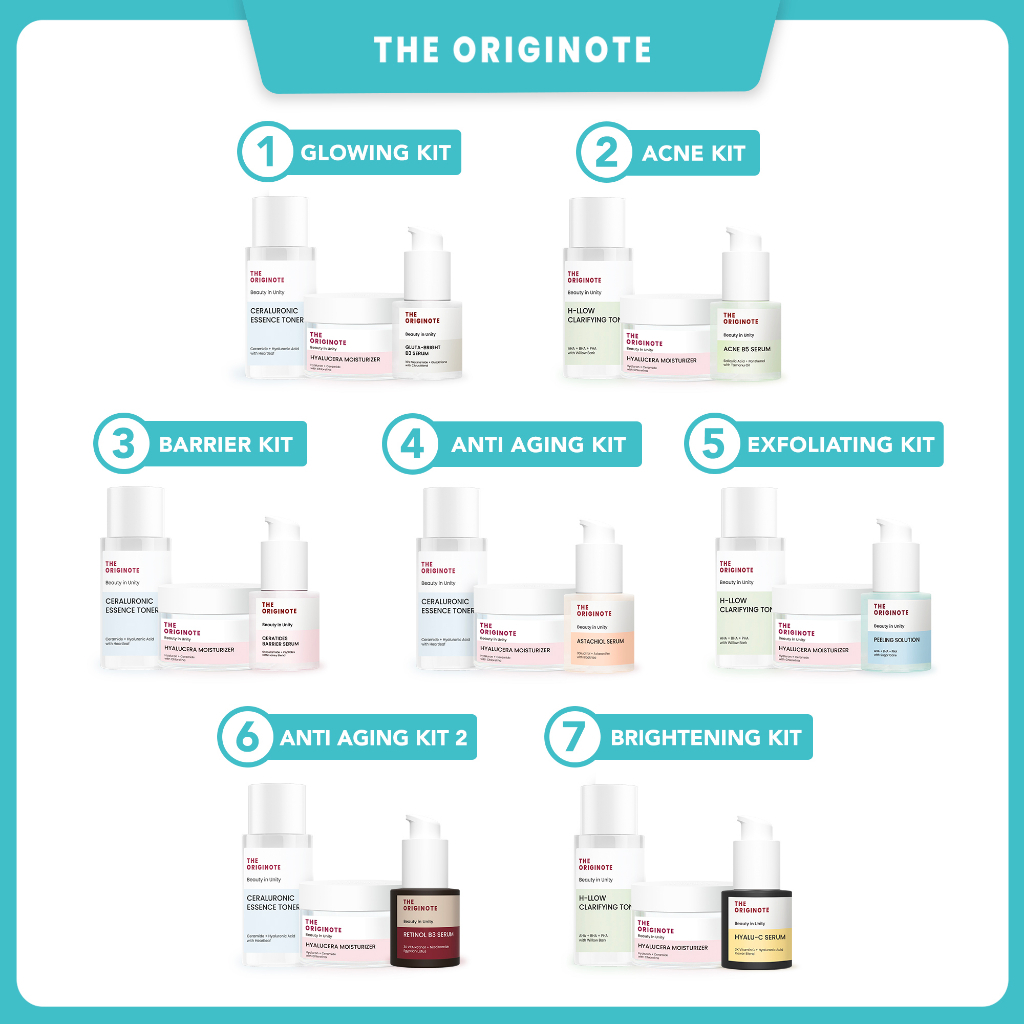 The Originote  3in1 Paket Skincare